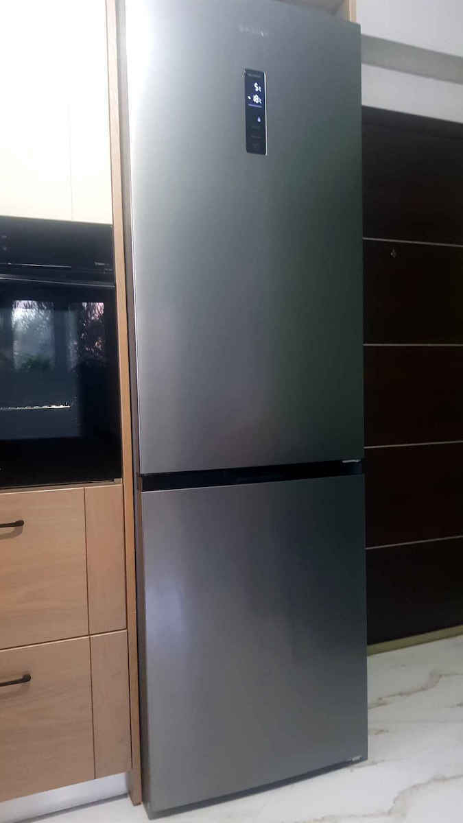 Pyramis Ψυγειοκαταψύκτης 347lt NoFrost Υ195xΠ60xΒ68.5εκ. Inox FSN 195