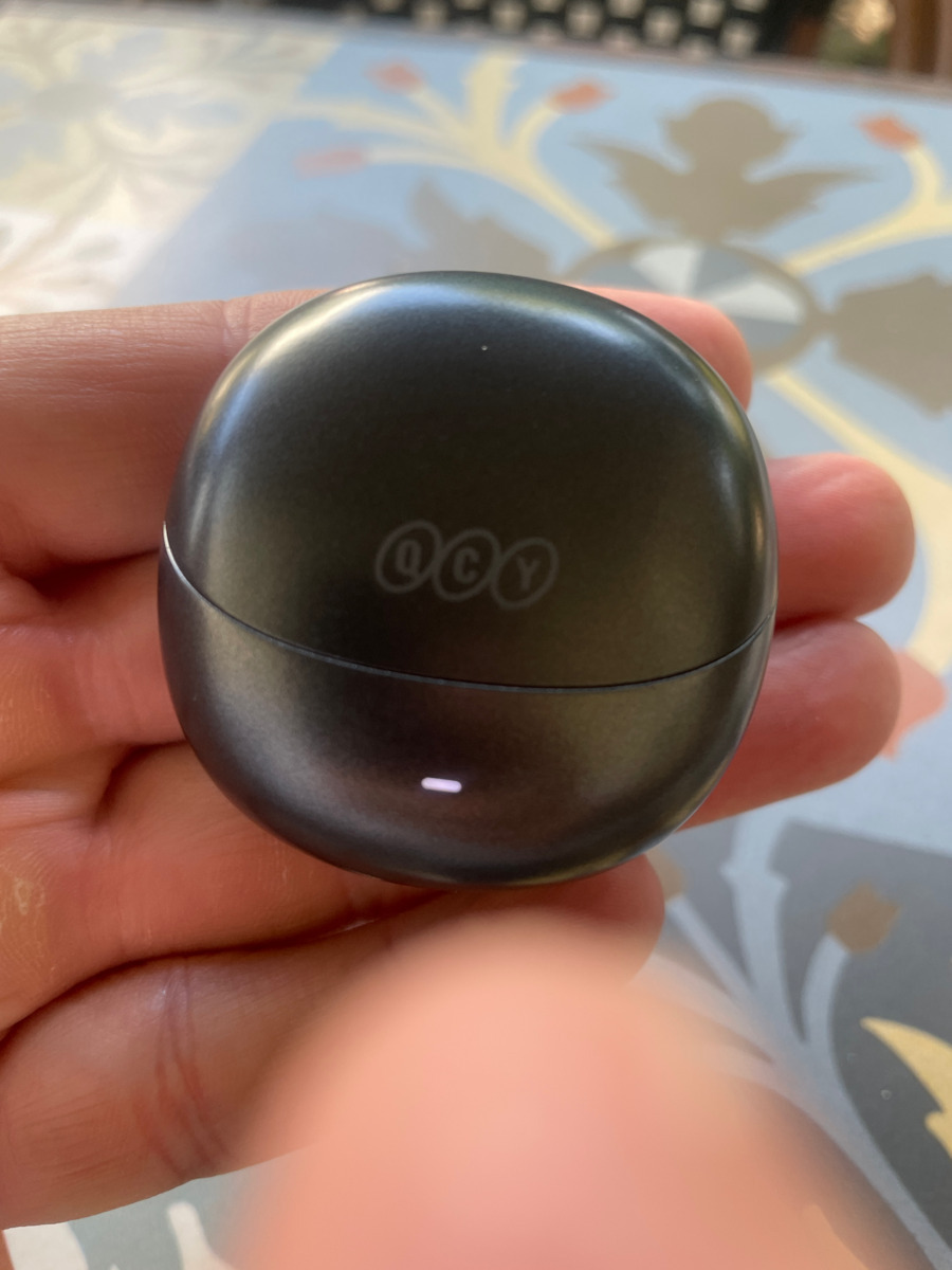 QCY AilyBuds Pro+ HT10 Bluetooth Handsfree Ακουστικά με Αντοχή στον Ιδρώτα και Θήκη Φόρτισης Μαύρα