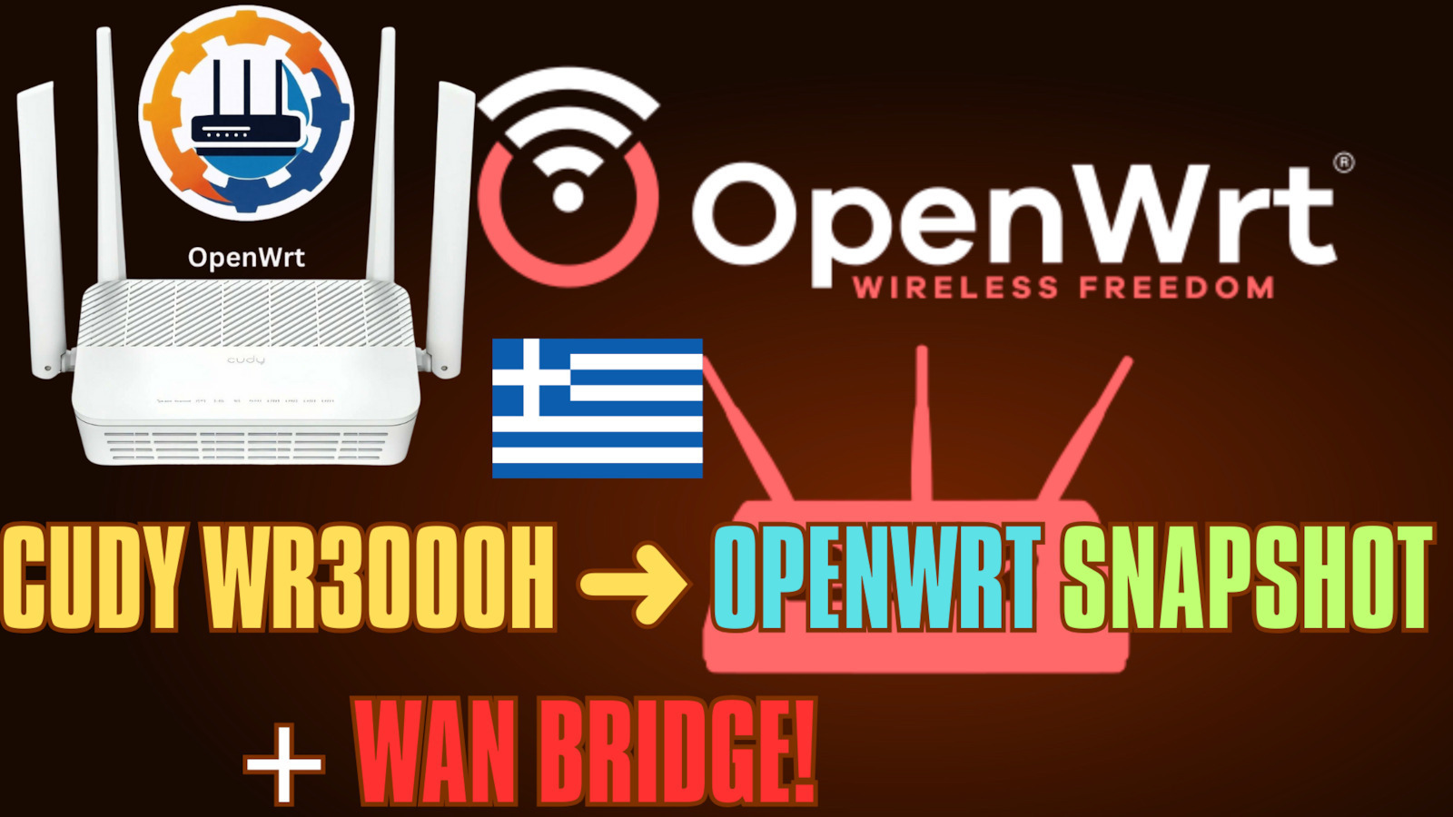 Cudy WR3000H v1 Ασύρματο Router Wi‑Fi 6 με 4 Θύρες Gigabit