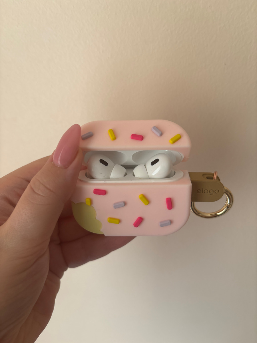 Elago Ice Cream Θήκη Σιλικόνης σε Ροζ χρώμα για Apple AirPods Pro