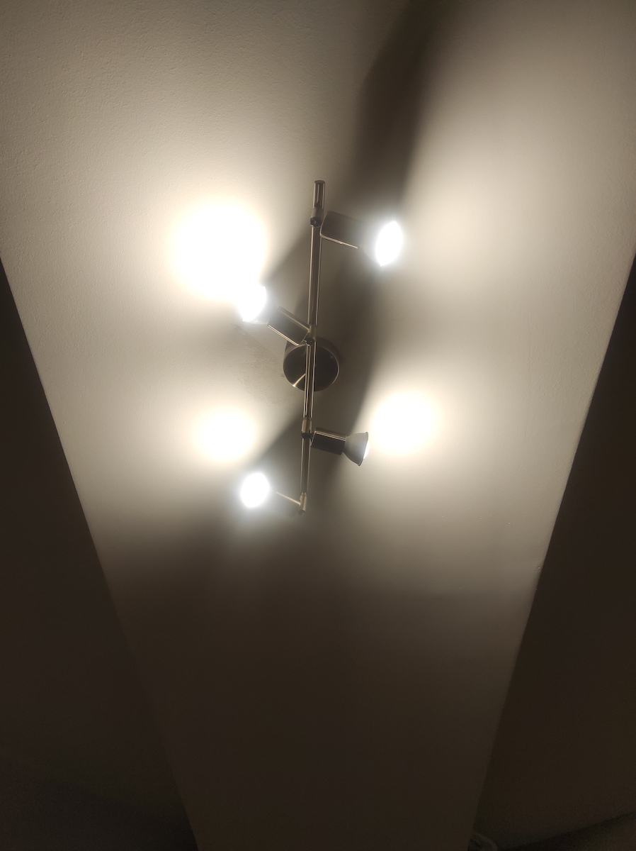 Home Lighting Saba Διπλό Σποτ με Ντουί GU10 σε Μπρούτζινο Χρώμα