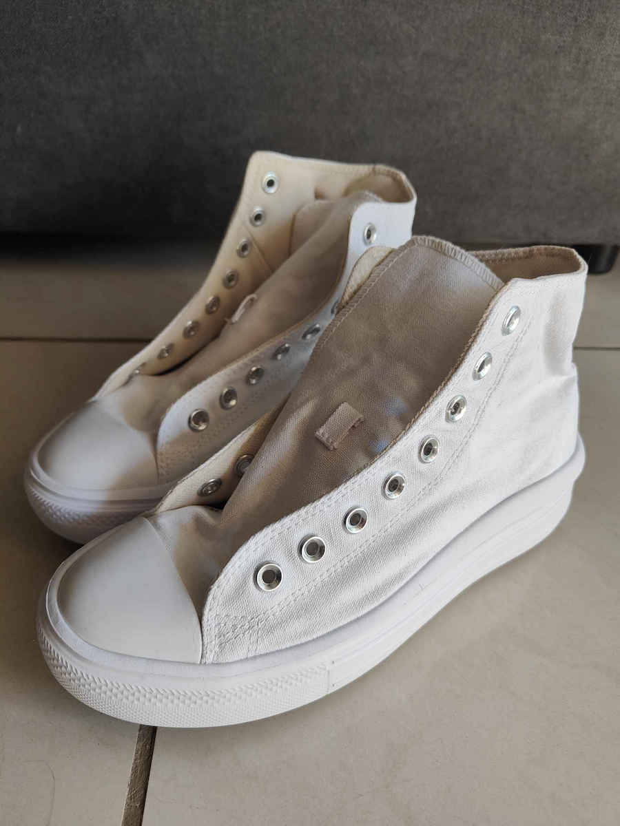 Chuck Taylor All Star Move Flatforms Boots White / Natural Ivory / Black