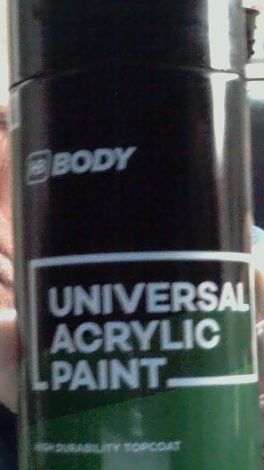 HB Body Sprühfarbe von Autos Schwarz 400ml