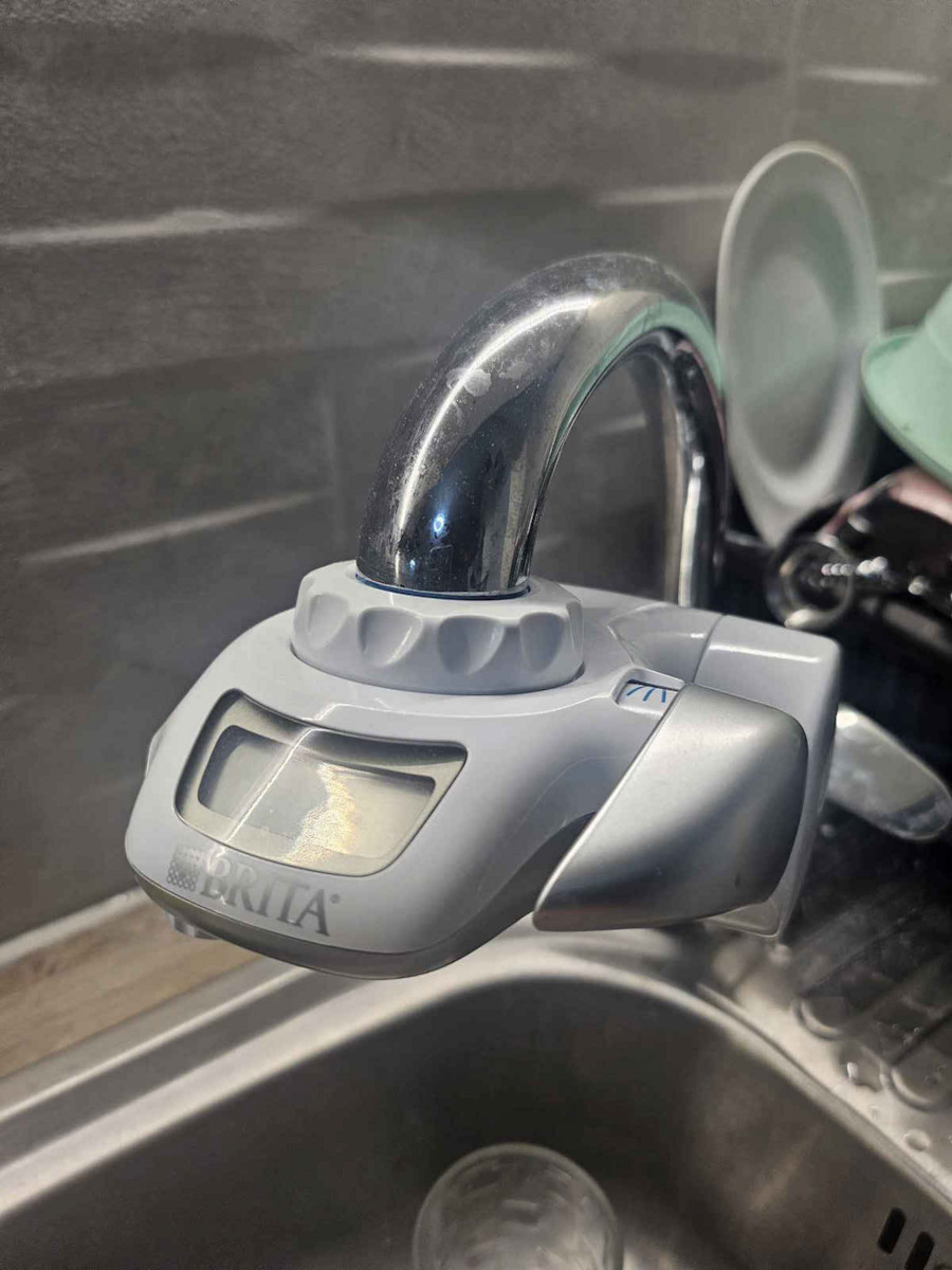 Brita On Tap New Faucet Water Filter Granular Activated Carbon / Hollow Fiber Membranes 1 μm