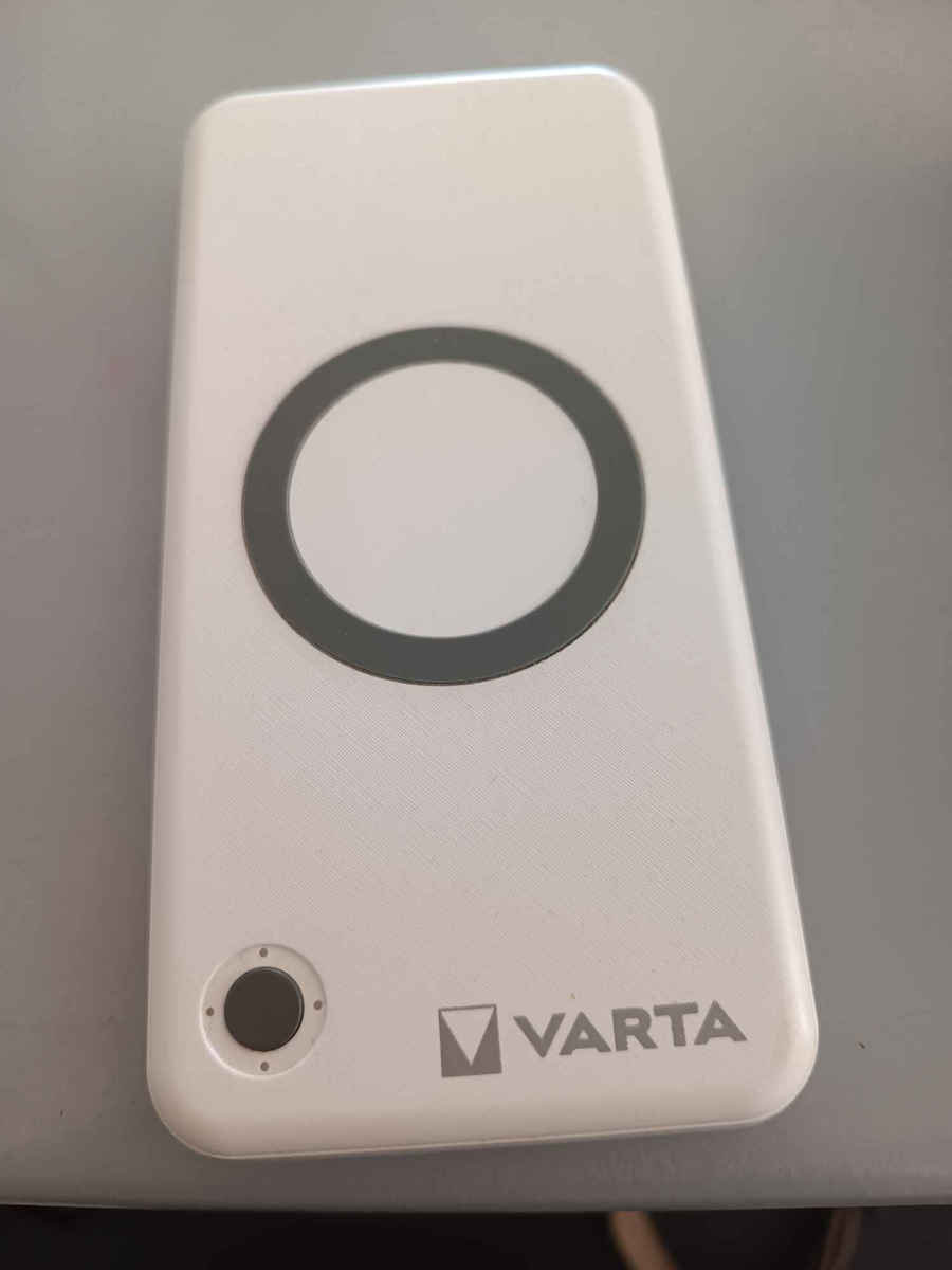 Varta Wireless Power Bank 20000mAh 20W με 2 Θύρες USB-A και Θύρα USB-C Power Delivery Λευκό