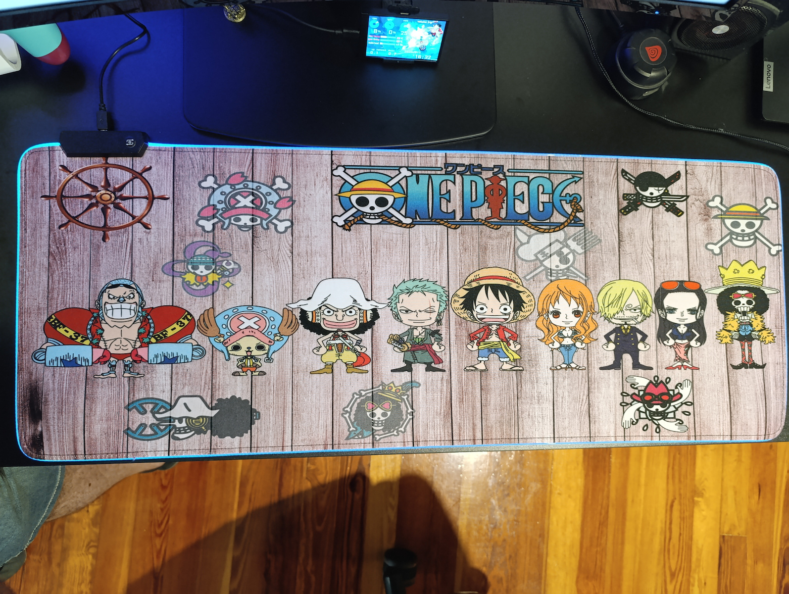 One Piece Gaming Mouse Pad XXL (800mm) με RGB Φωτισμό 546235