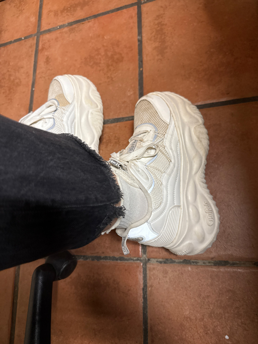 Γυναικεία Chunky Sneakers Λευκά