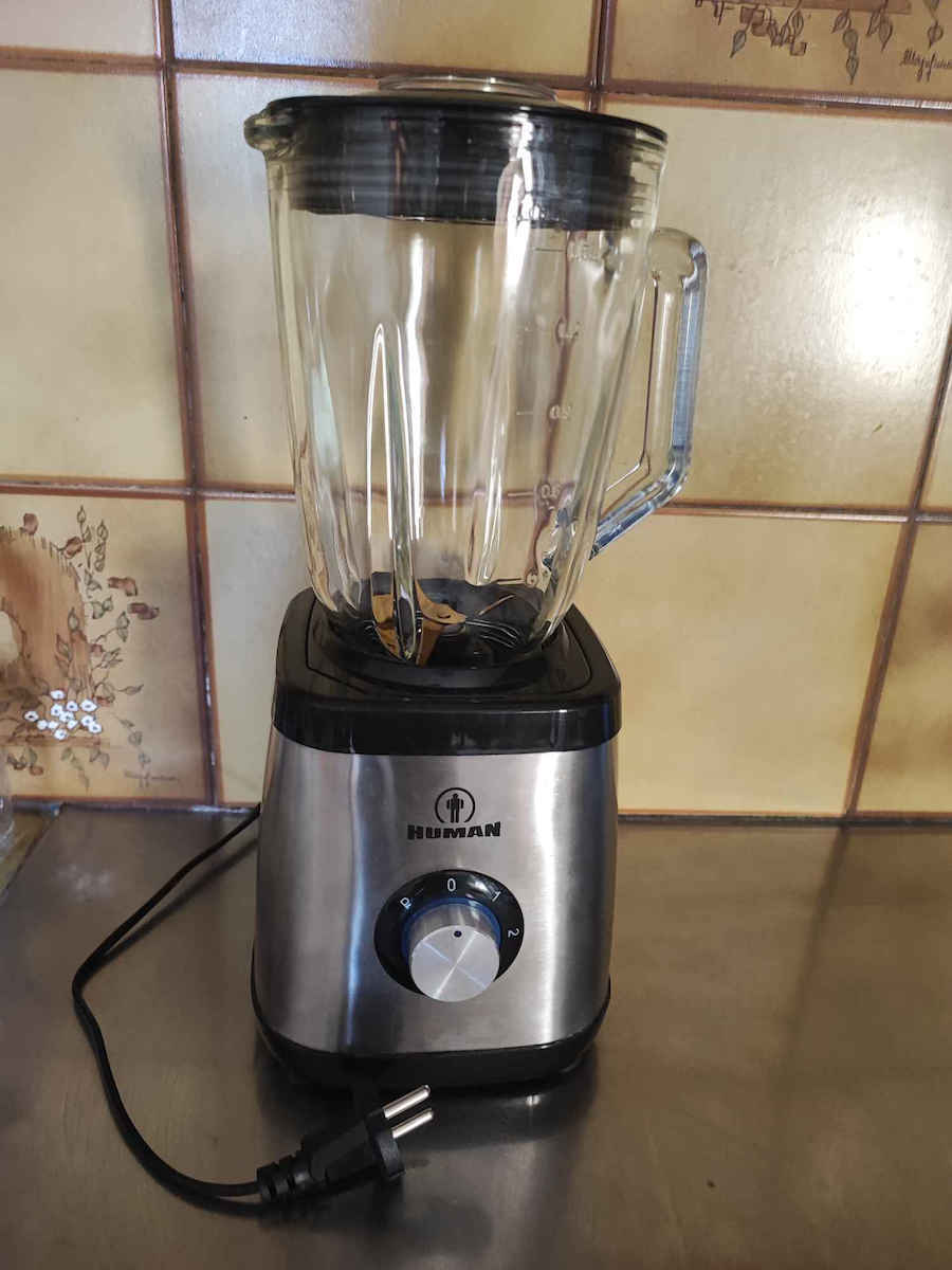 Human Блендер със Стъклена Кана 1,5 л 1500W Сив HU-3013