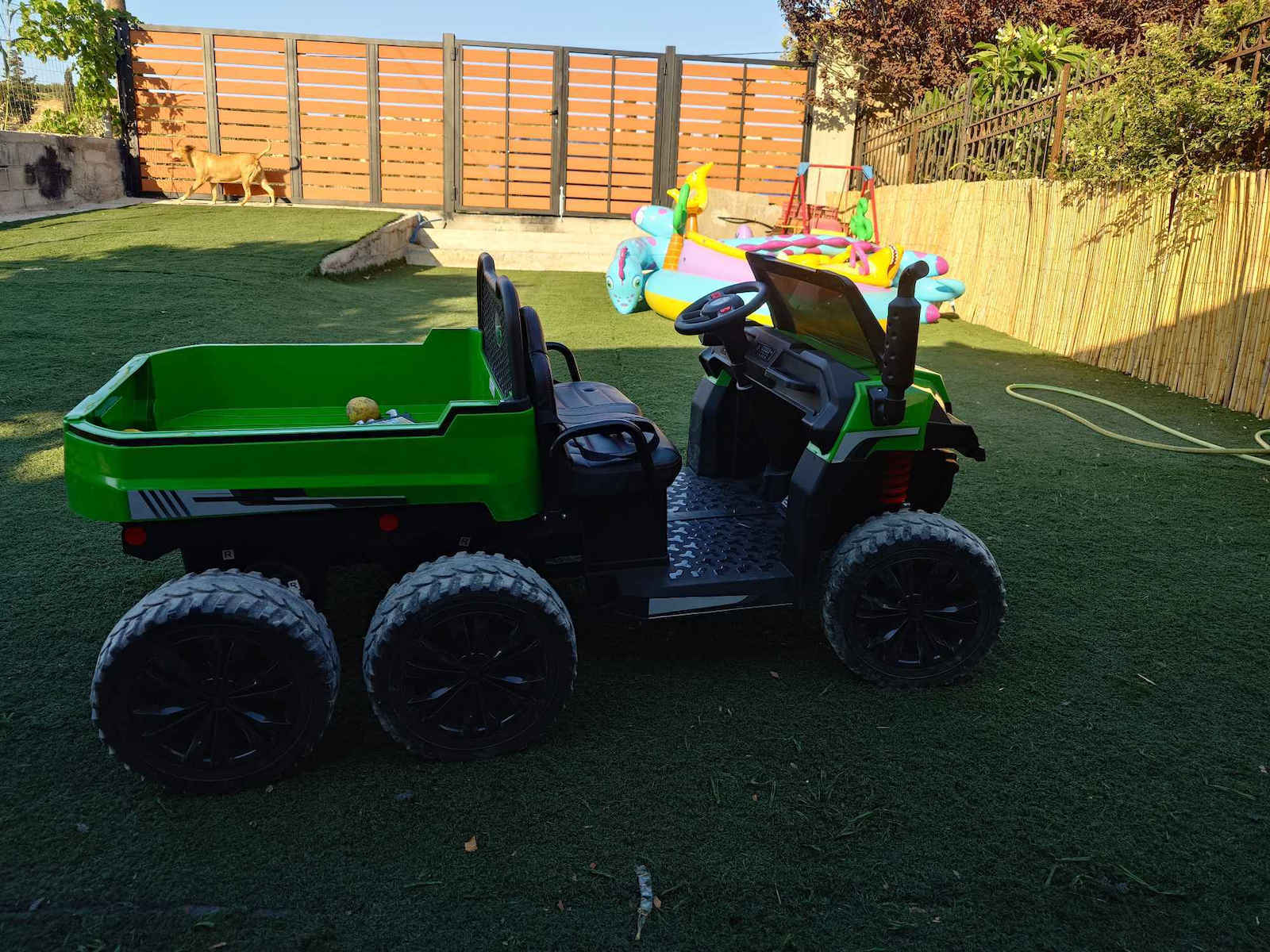 ATV Duster X Race Doppelsitzer mit Fernbedienung 24 Volt Grünes für 3+ Jahre