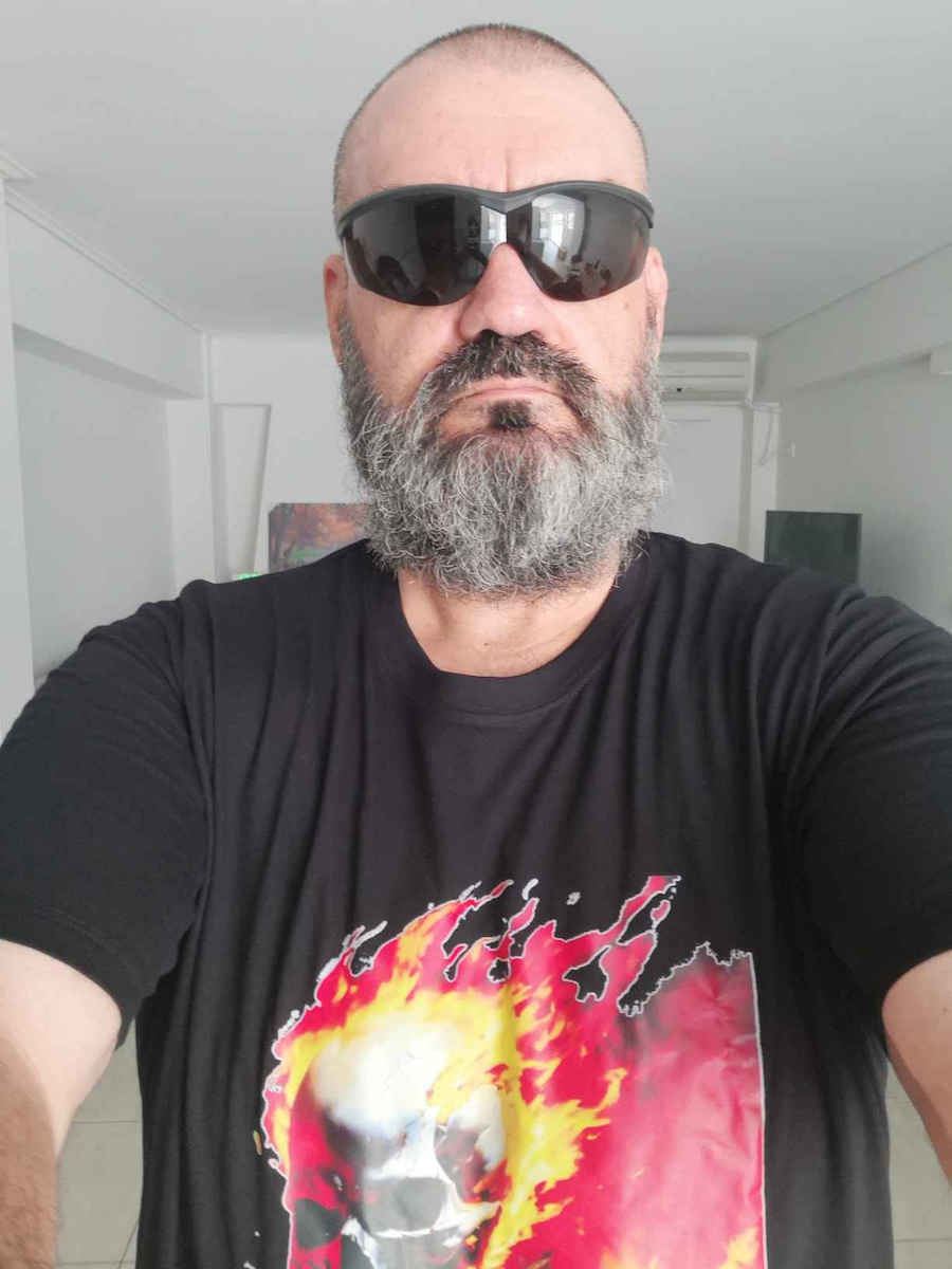 Ανδρικό Μπλουζάκι Stedman Μαύρο Σχέδιο Ghost Rider Dp3645