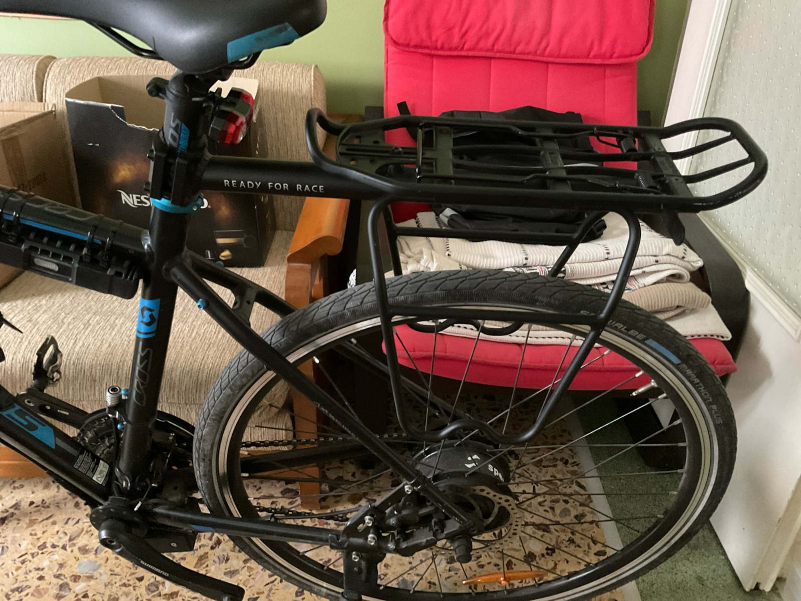 CUBE Seatpost Carrier with Rail Klick&go Σχάρα Ποδηλάτου