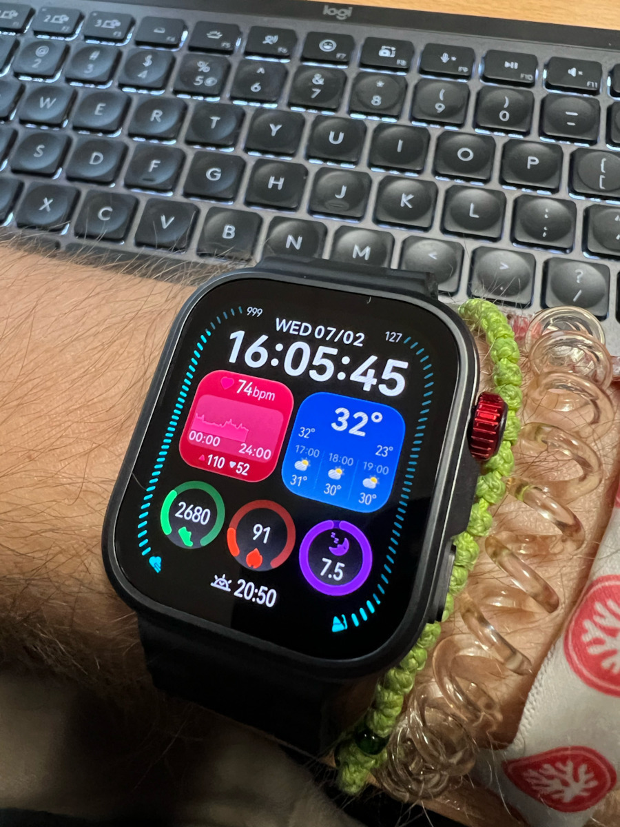 Huawei Watch Fit 4 Pro Aluminium 45mm Αδιάβροχο με Παλμογράφο (Μαύρο)