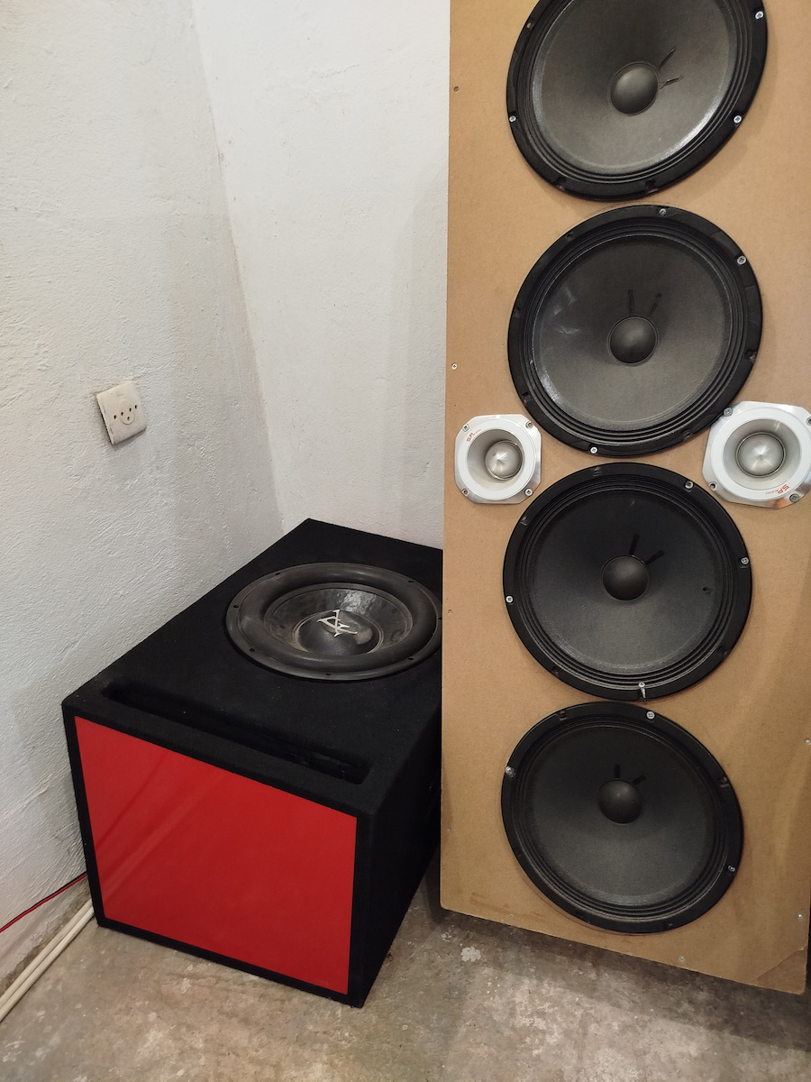 TRF Subwoofer Box Car 12'' 1pcs