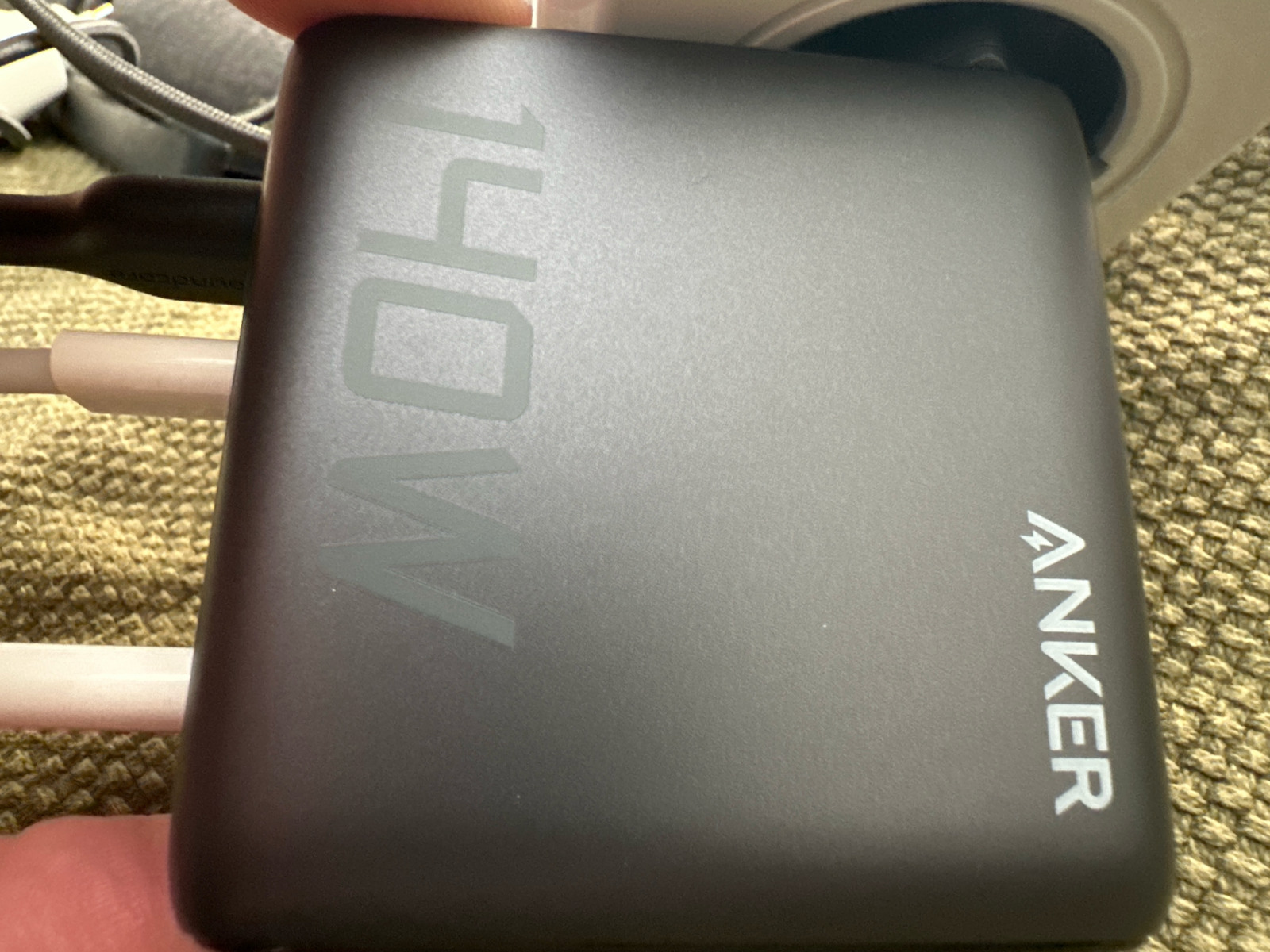 Anker Φορτιστής GaN με Θύρα USB-A και 3 Θύρες USB-C και Καλώδιο USB-C - USB-C 140W Power Delivery Μαύρος (B2697)