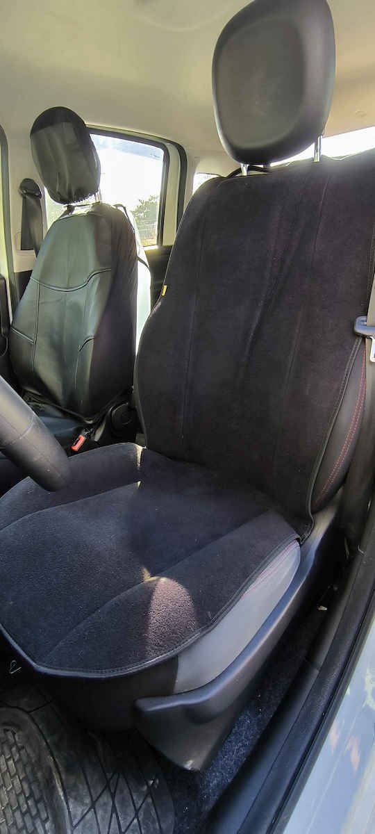 Car Seat Back Towel Black