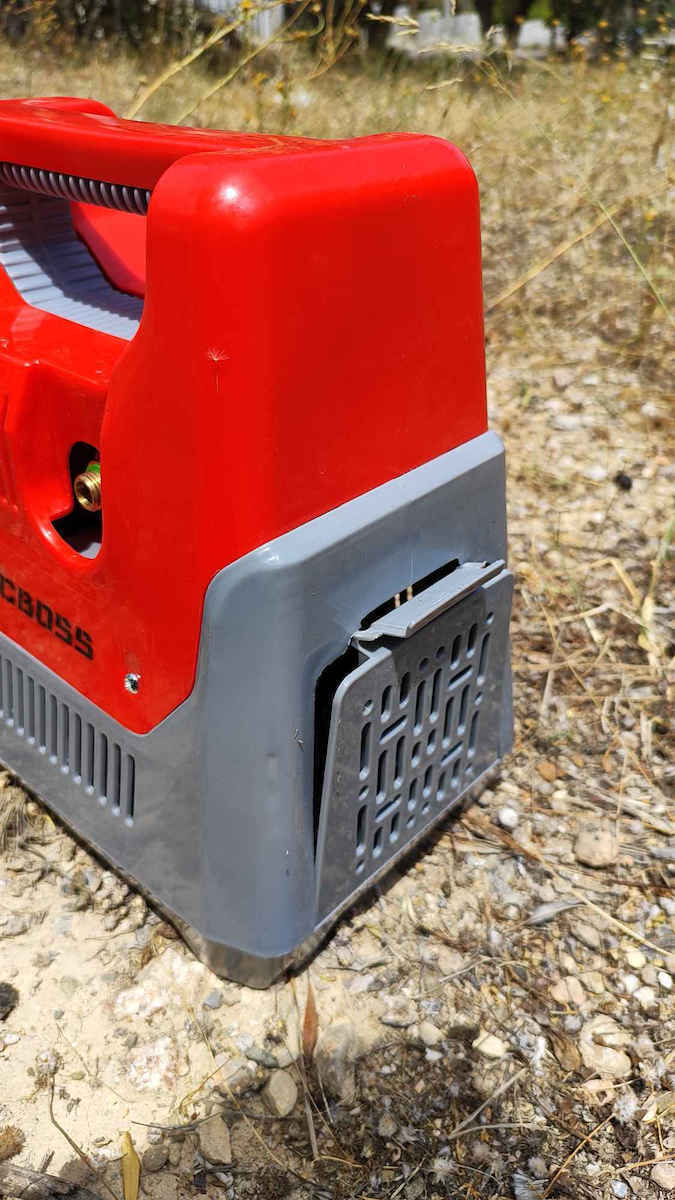 Agrokal Macboss Ψεκαστήρας Πλάτης 12V με Μπαταρία 12Ah 11bar σε Πράσινο χρώμα