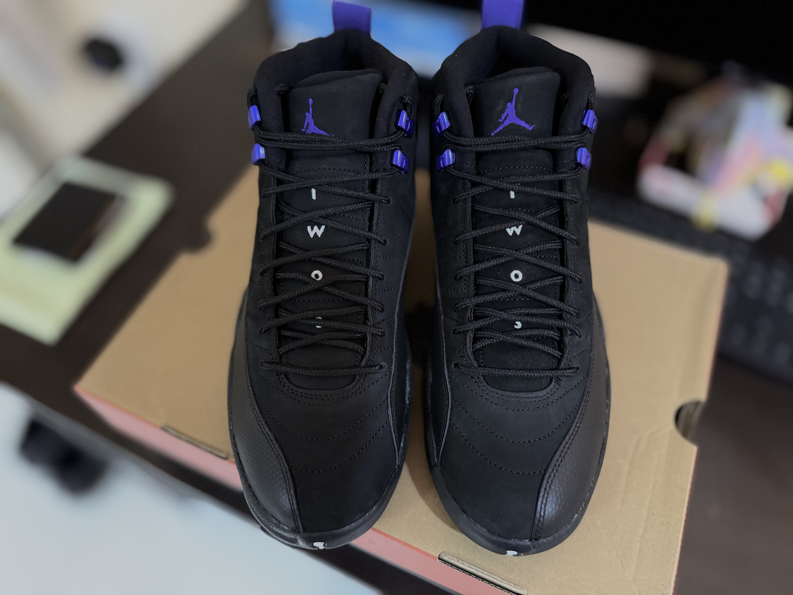 Air  12 Retro Boots Black / Dark Concord