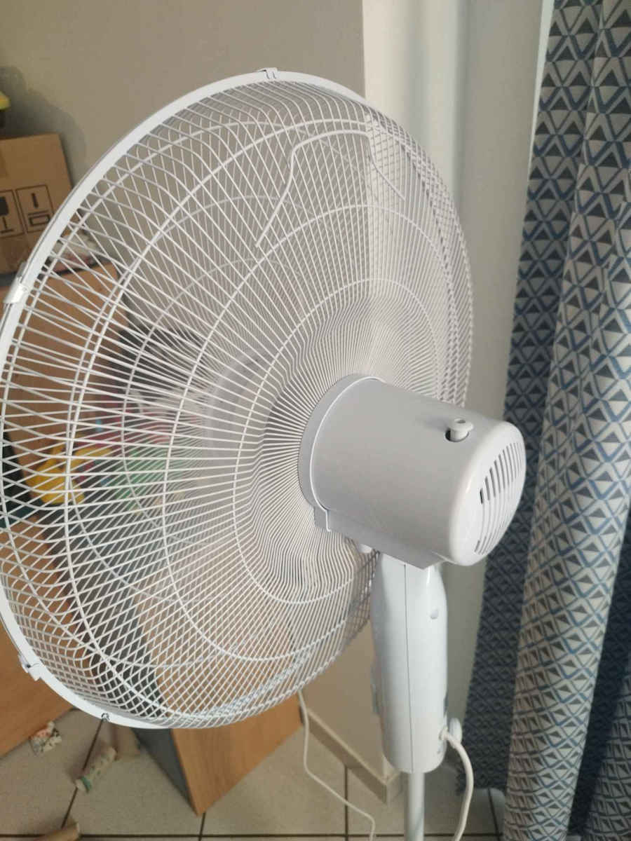 Silver VS3-50 Ανεμιστήρας Ορθοστάτης 100W Διαμέτρου 50cm Λευκός