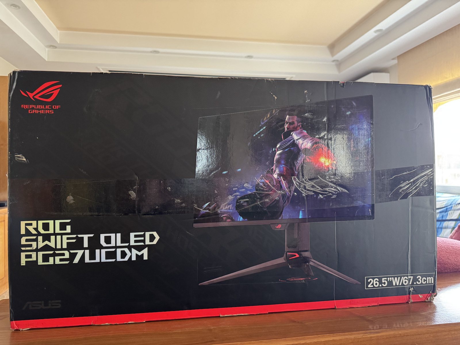 Asus PG27UCDM OLED Monitor 27" 4K 3840x2160 240Hz με Χρόνο Απόκρισης 0.03ms GTG