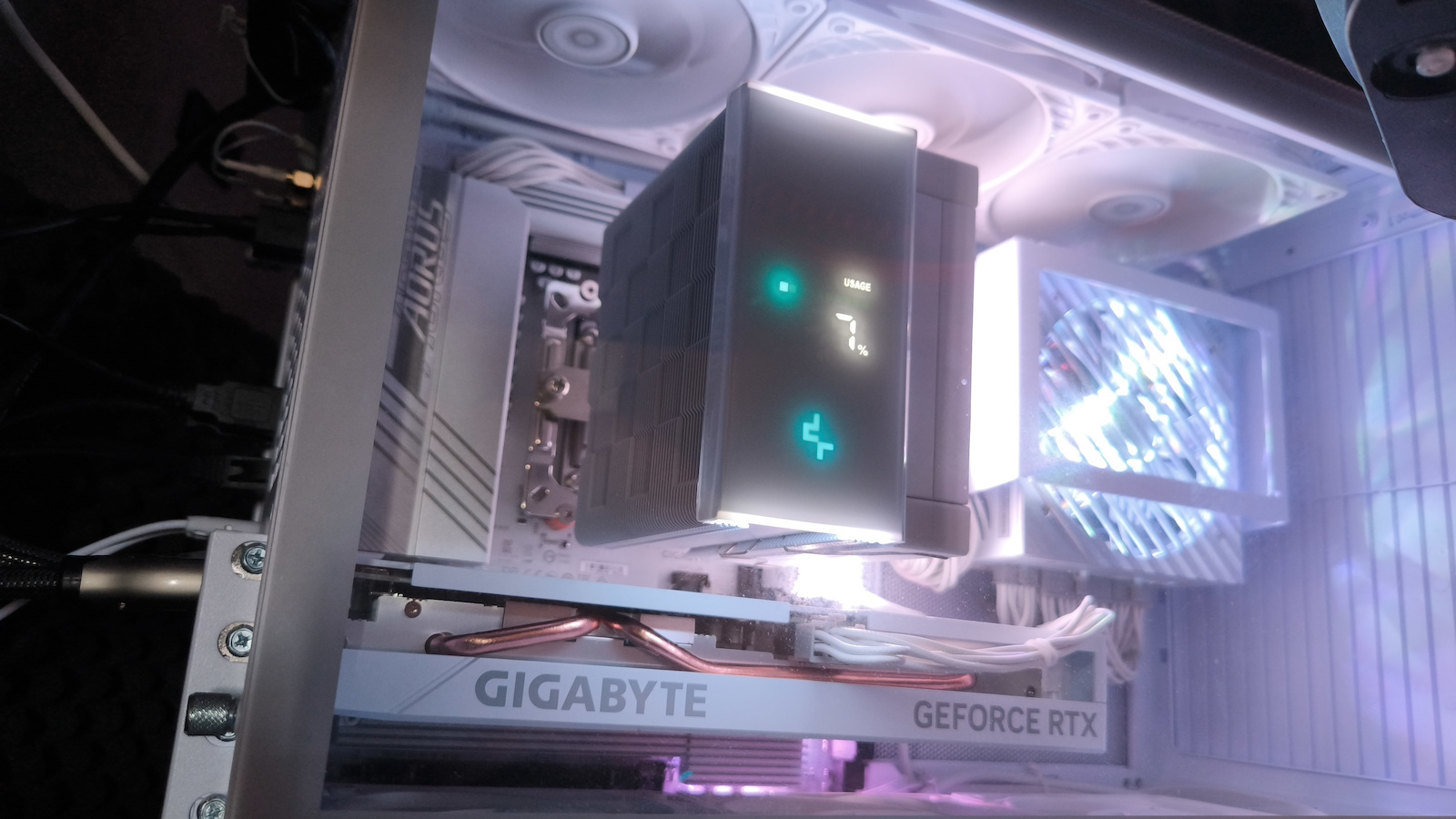 Deepcool AK500S Digital Ψύκτρα Επεξεργαστή για Socket AM4/AM5/1200/115x/1700 με ARGB Φωτισμό