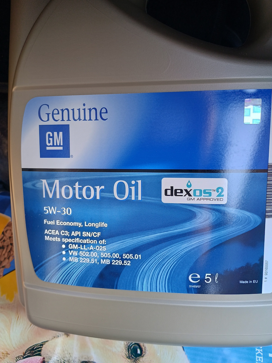 GM Opel dexos2 Συνθετικό Λάδι Αυτοκινήτου 5W-30 1lt