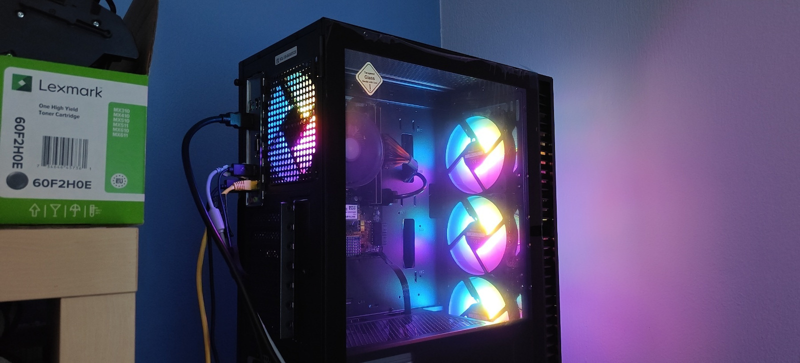 Vengeance Tornado-X5 Desktop PC (Ryzen 7-5700/32GB DDR4/1TB SSD/GeForce RTX 3050/No OS)