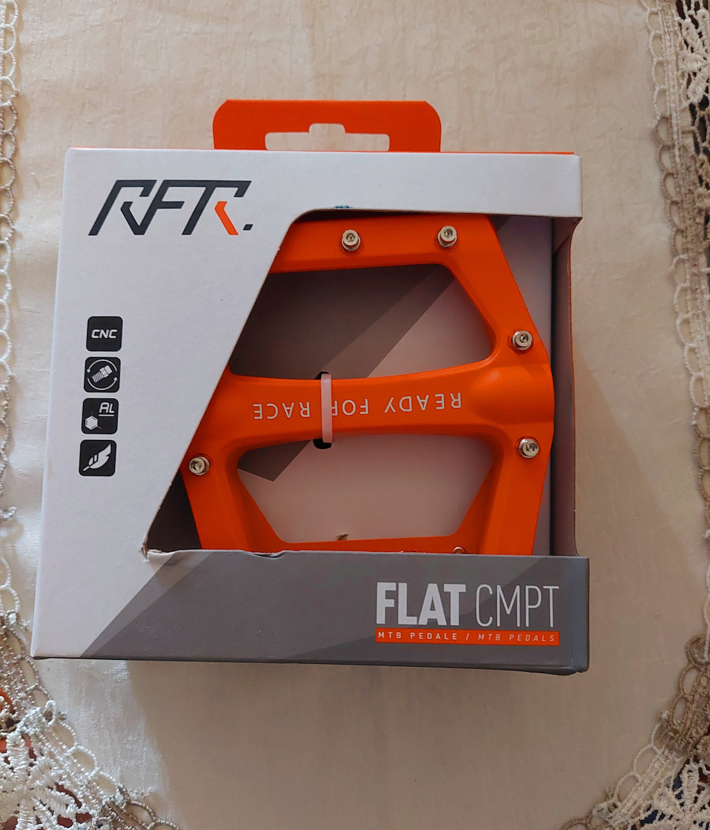 CUBE RFR Flat CMPT Flat Bicycle Pedals Orange