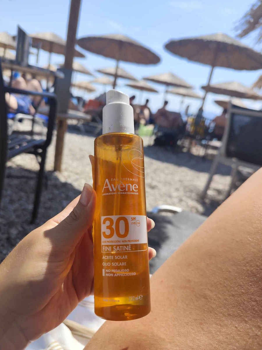 Eau Thermale Avène Huile Solaire Waterproof Body Sunscreen Oil SPF30 in Spray 200ml