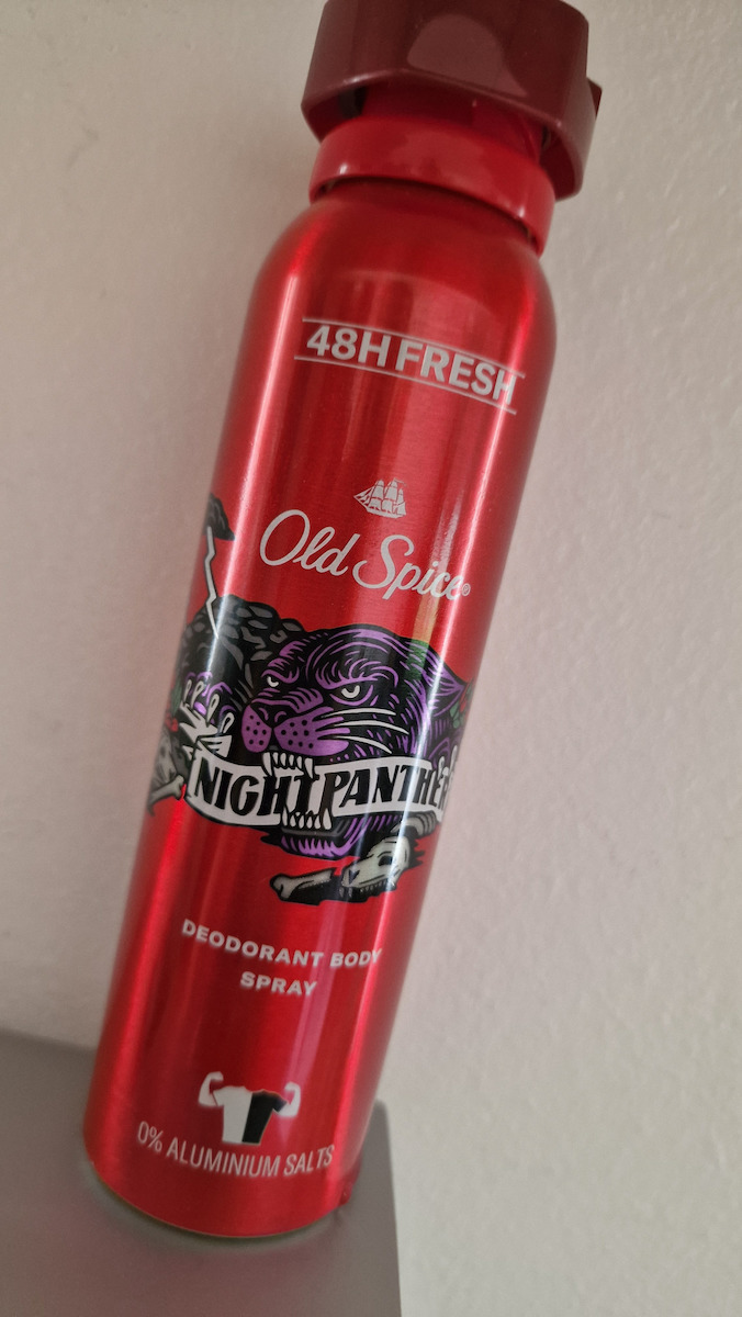 Old Spice Nightpanther Deodorant Body Αποσμητικό σε Spray Χωρίς Αλουμίνιο 150ml