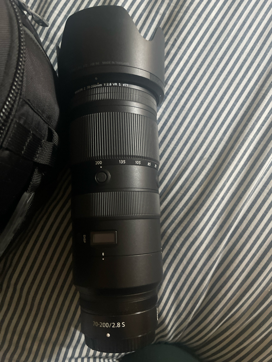 Nikon Full Frame Φωτογραφικός Φακός NIKKOR Z 70-200mm f/2.8 VR S Standard Zoom για Nikon Z Mount Μαύρος
