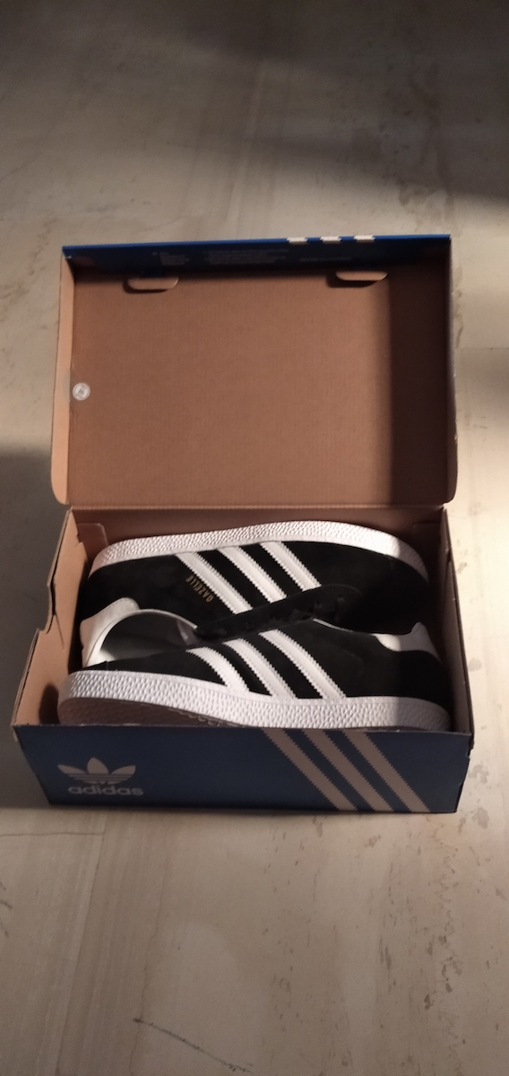 Gazelle Gazelle Kids Sneakers Core Black / Footwear White / Gold Metallic