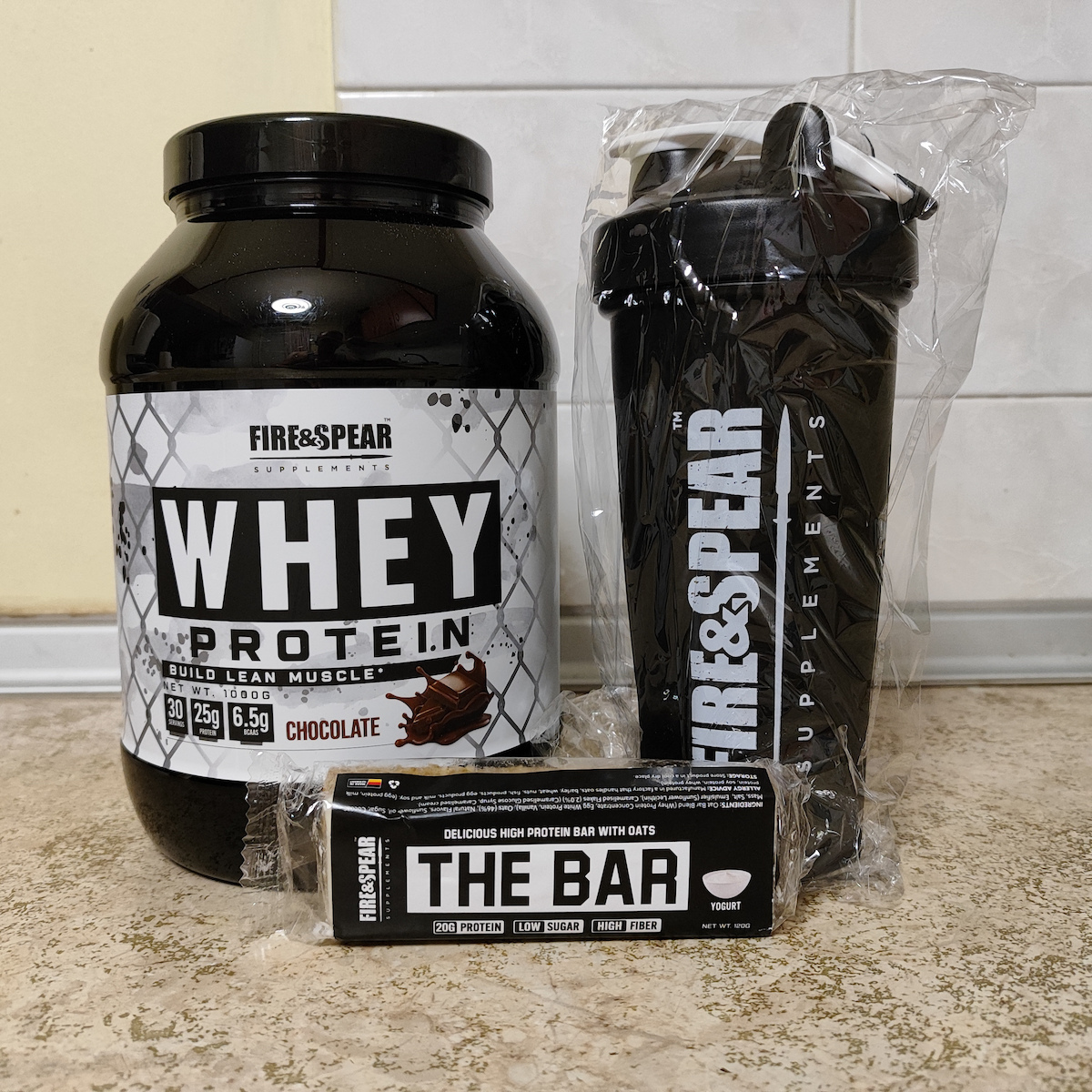 Fire & Spear Whey Protein Πρωτεΐνη Ορού Γάλακτος Χωρίς Γλουτένη με Γεύση Chocolate Peanut Butter 1kg