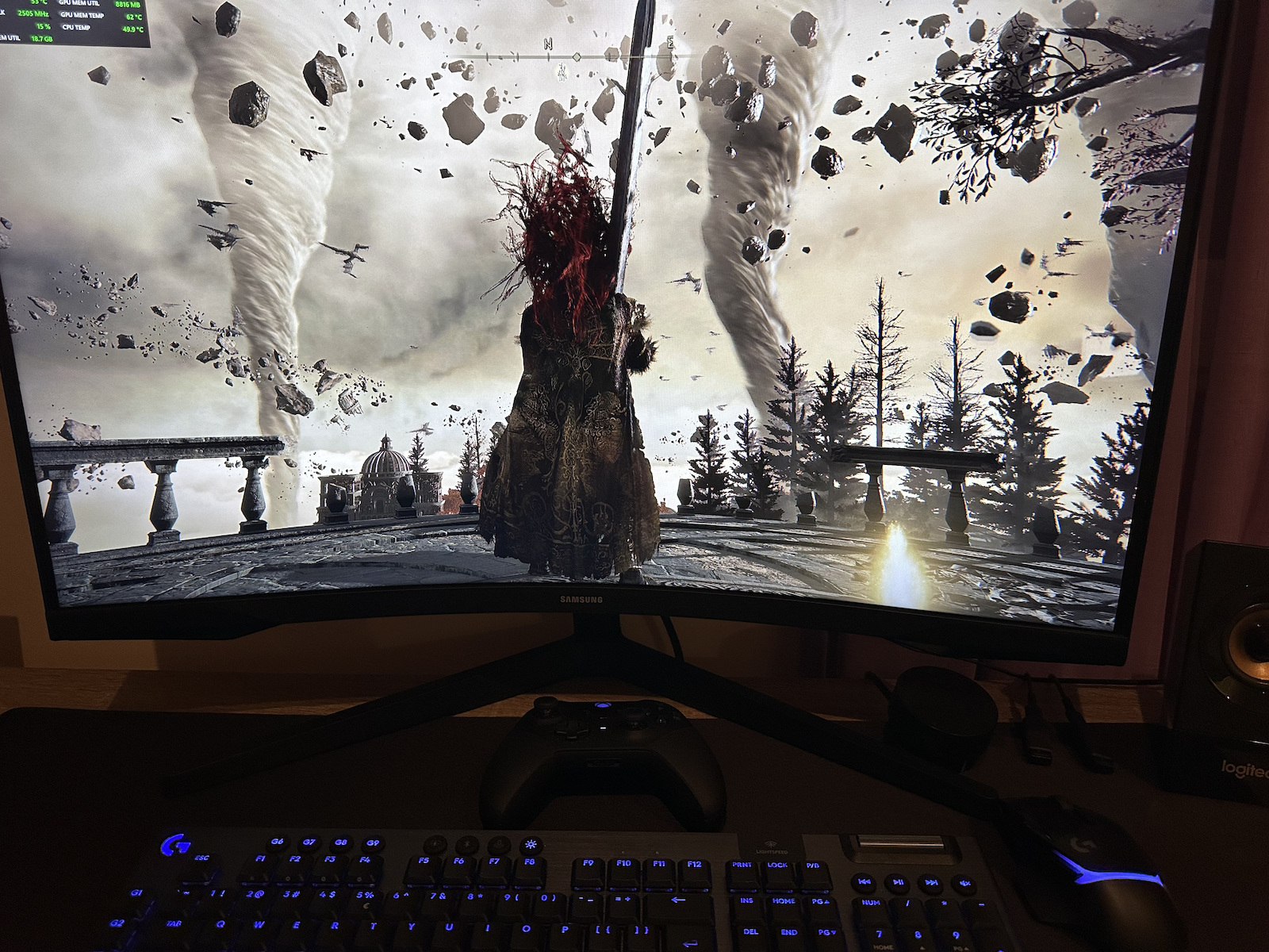 Samsung Odyssey G5 G55C VA HDR Curved Gaming Monitor 32" QHD 2560x1440 165Hz