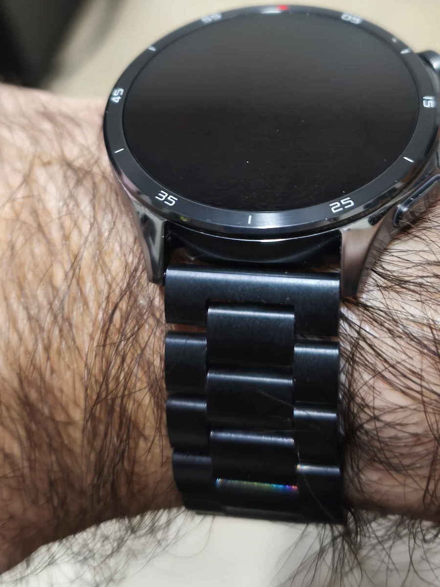 Techsuit Watchband W010 Λουράκι Ανοξείδωτο Ατσάλι Μαύρο (Samsung Galaxy Watch (46mm) / Watch 3 / Gear S3, Huawei Watch GT / GT 2 / GT 2e / GT 2 Pro / GT 3 (46 mm))