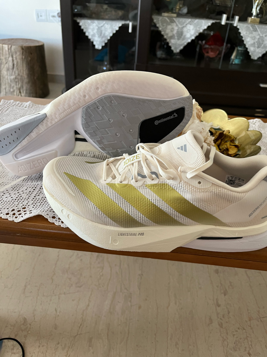 Adizero Boston 13 Ανδρικά Αθλητικά Παπούτσια Running Λευκό Χρώμα