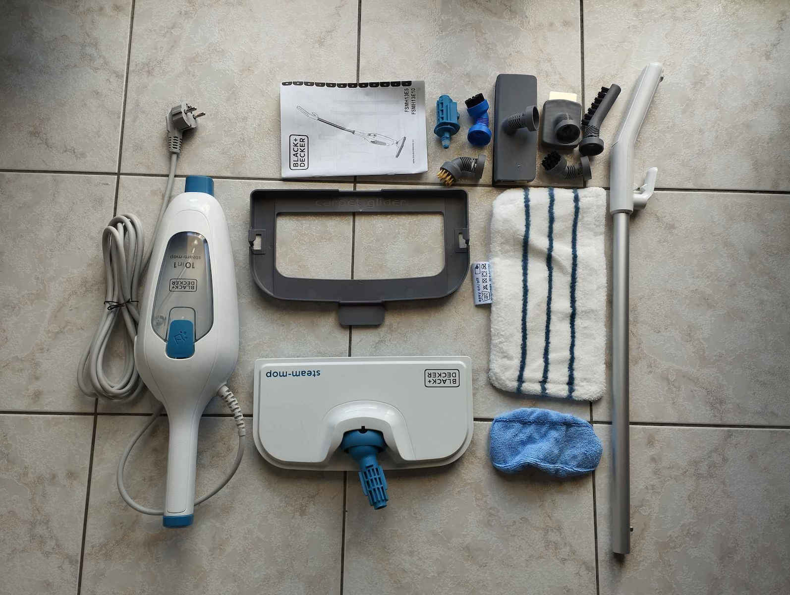Black & Decker Curățitor cu abur de presiune 3bar cu mâner
