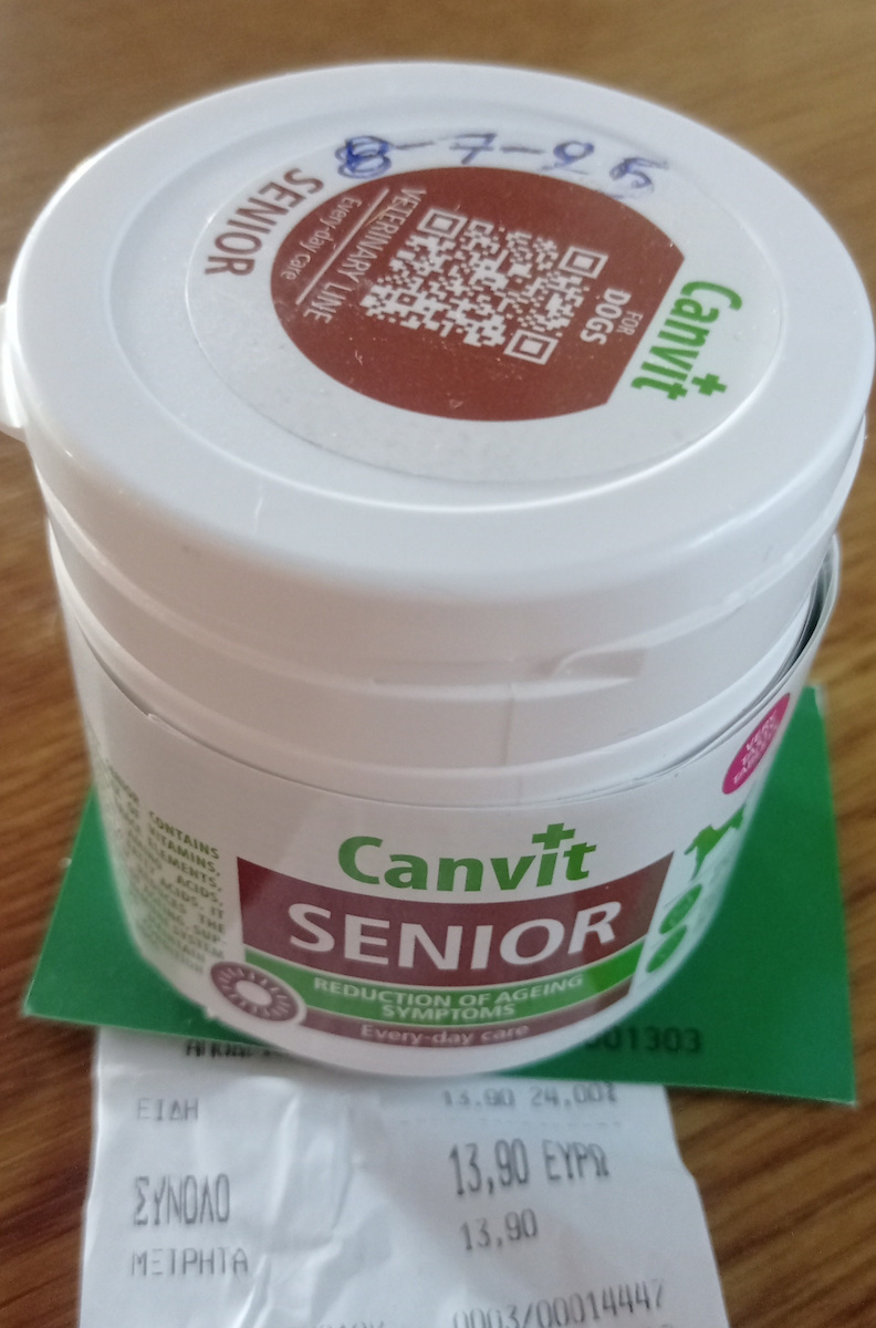 Canvit Senior Πολυβιταμίνες Σκύλου σε Δισκία 100 tabs για Αρθρώσεις
