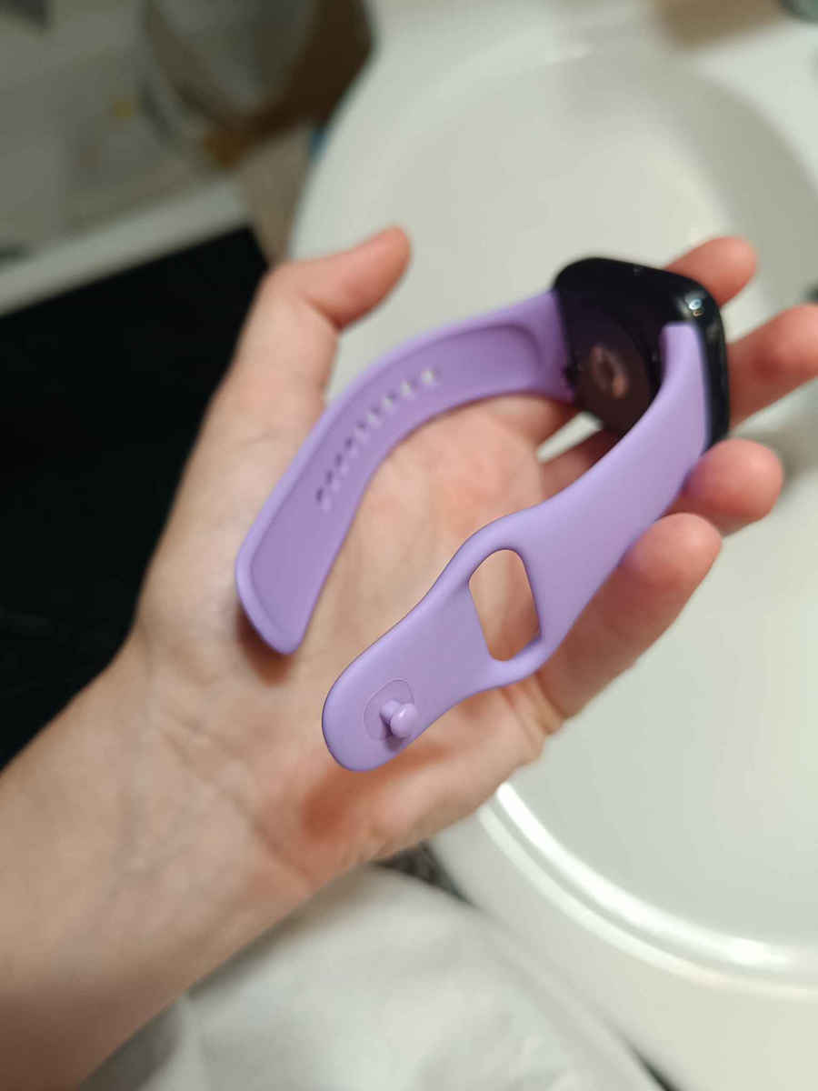 Solid Color Λουράκι Σιλικόνης Μωβ (Redmi Watch 3 Active)