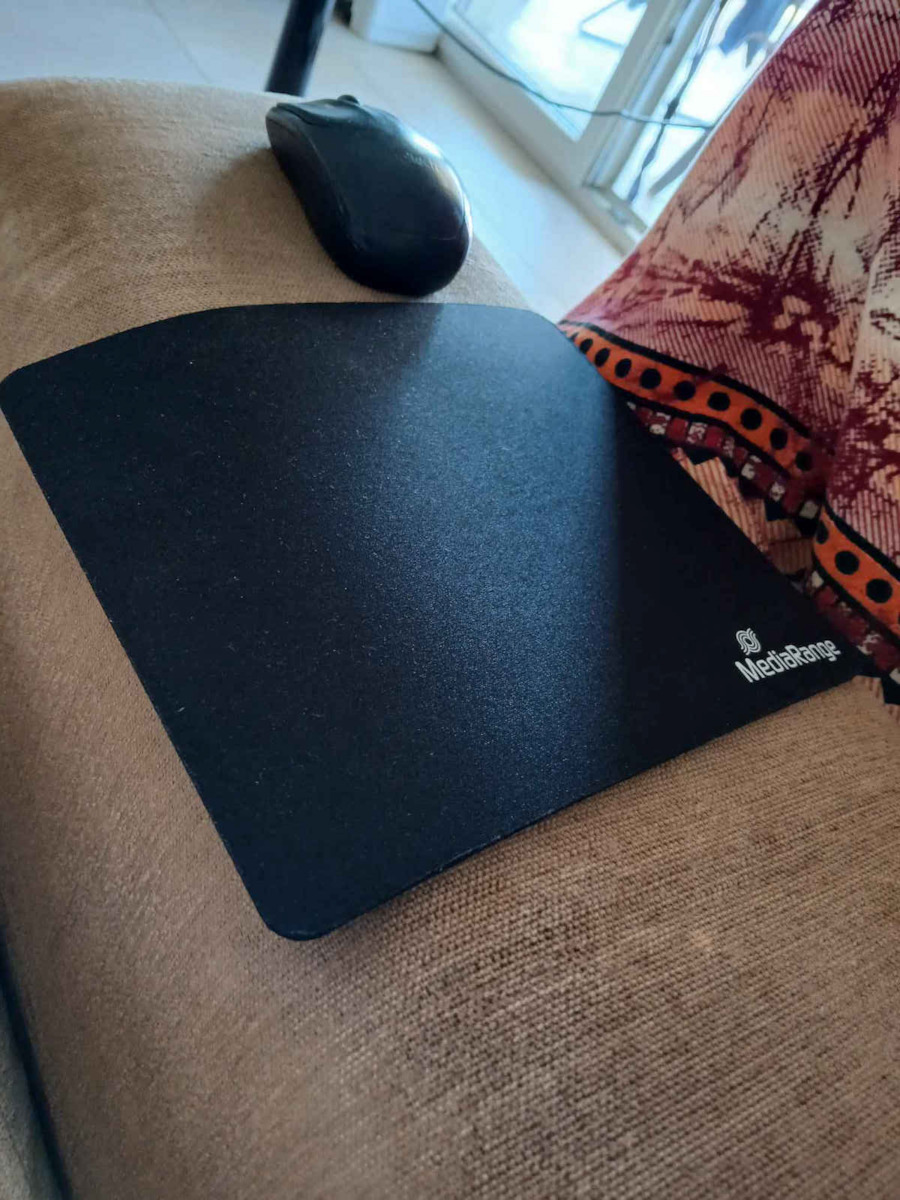 MediaRange MROS251 Mouse Pad (210mm) Μαύρο