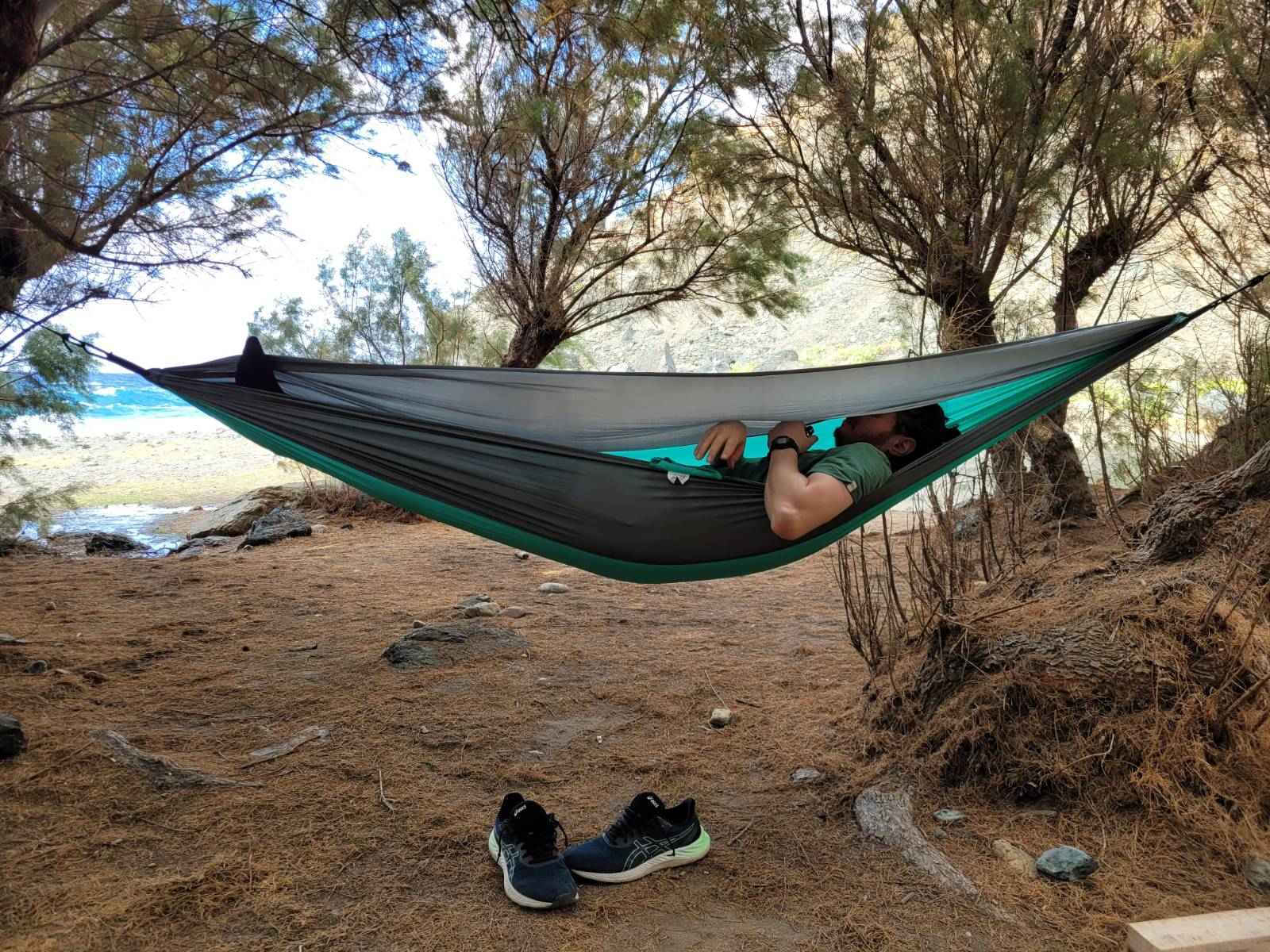 Nils NC9092 Parachute Double Hammock Πράσινο 290x140cm