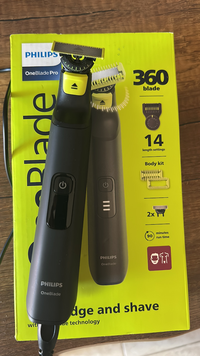 Philips OneBlade Pro 360 QP6542/15 Ξυριστική Μηχανή Σώματος / Προσώπου Επαναφορτιζόμενη