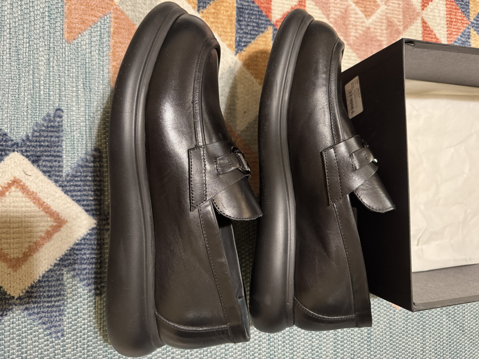 Δερμάτινα Ανδρικά Loafers σε Μαύρο Χρώμα