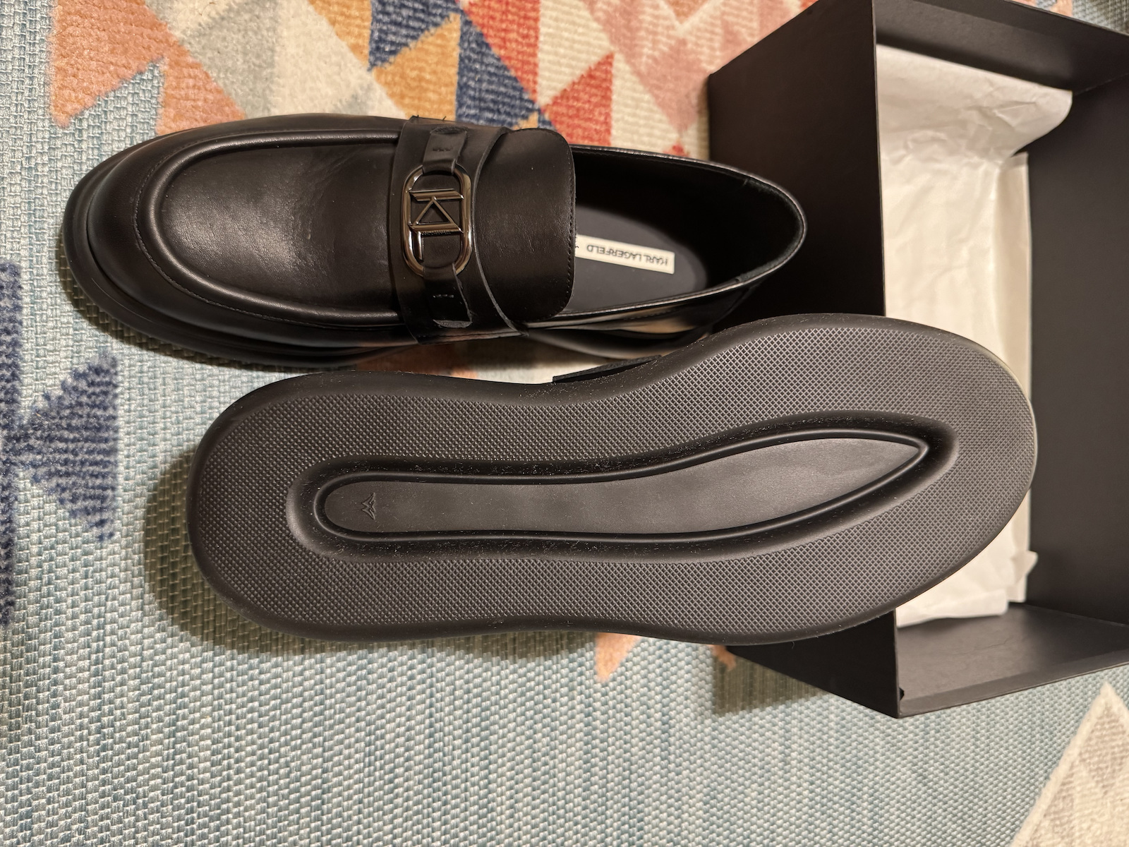 Δερμάτινα Ανδρικά Loafers σε Μαύρο Χρώμα