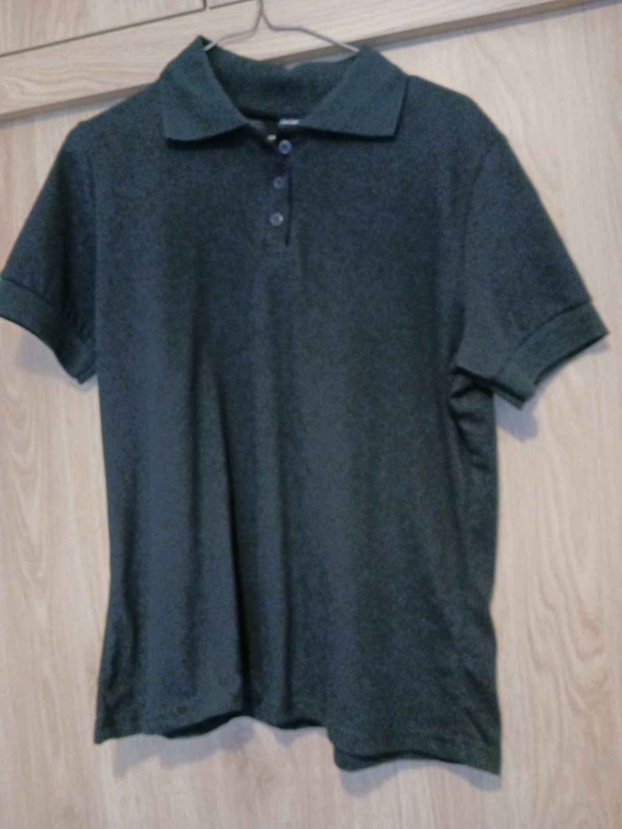 Damen Sportlich Polo Bluse Kurzarm Weiß