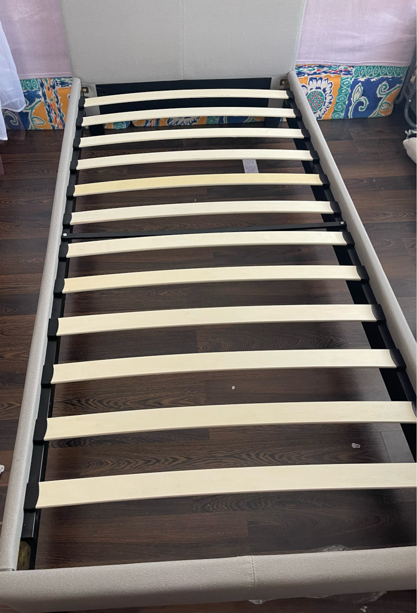 Wilton Pat Single Gri pentru Saltea 90x190cm