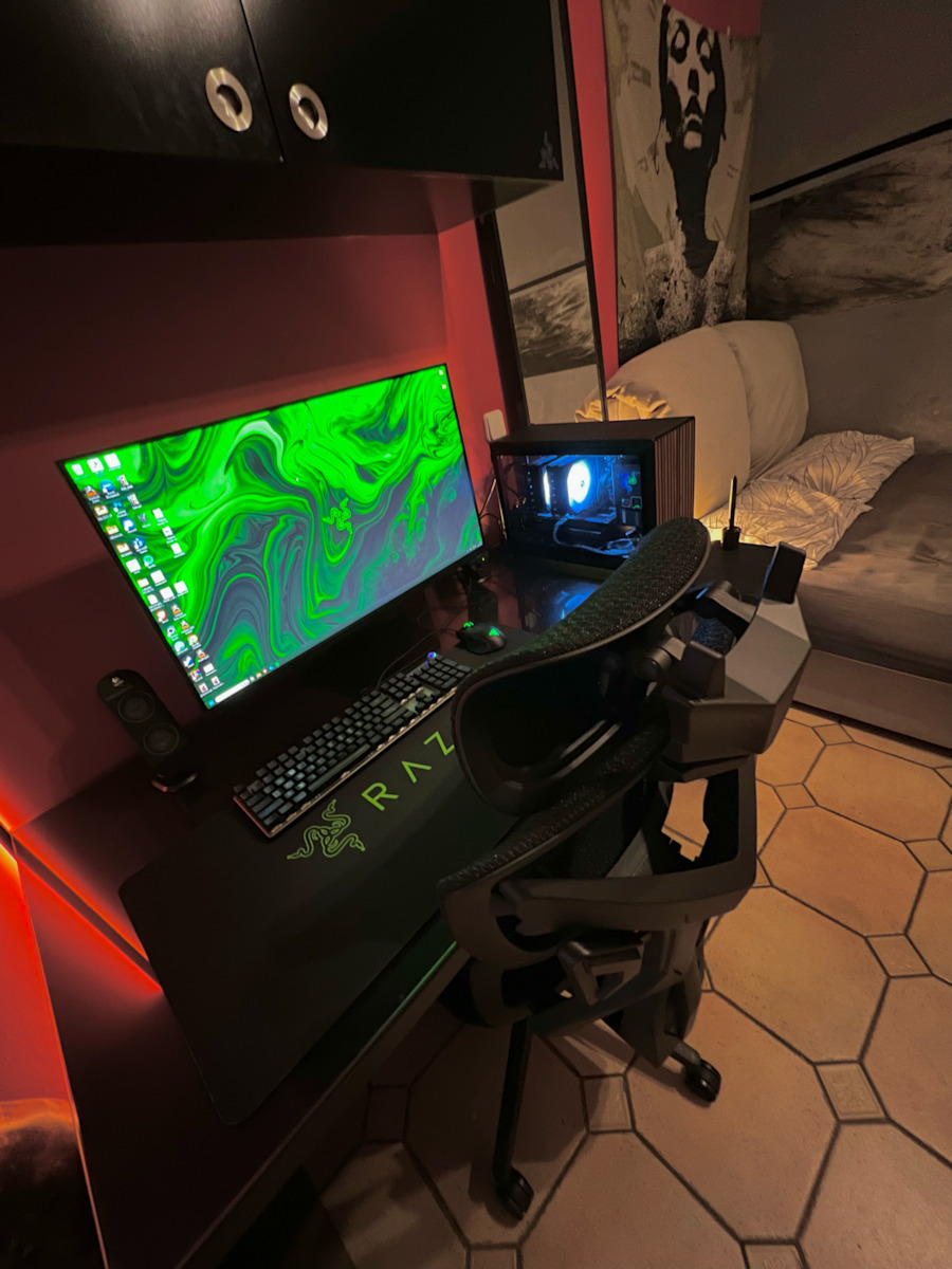 Anda Seat X-AIR Mega XL Καρέκλα Gaming με Ρυθμιζόμενα Μπράτσα Μαύρη
