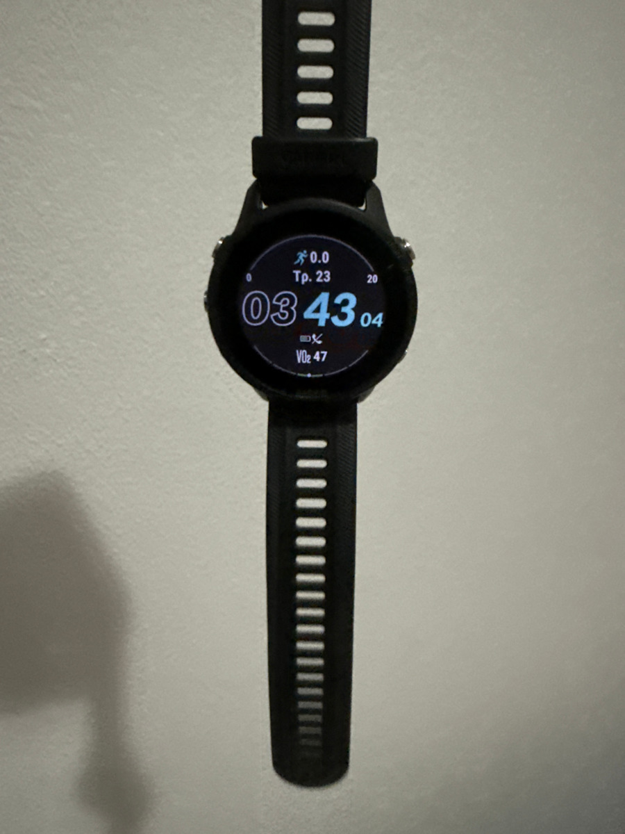 Garmin Forerunner 955 46mm Αδιάβροχο Smartwatch με Παλμογράφο (Μαύρο)