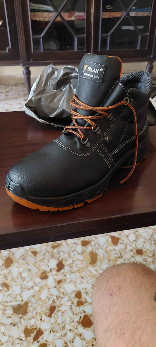 Talan Forward Waterproof Boots Work Black O2 with Certification SRA,SRC