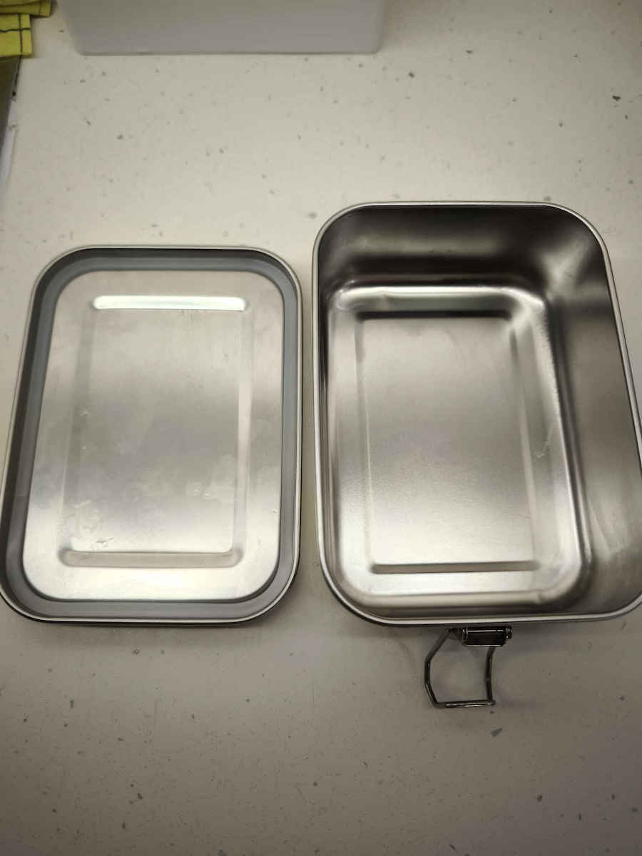 Nava Inox Lunch Box Silver 800ml