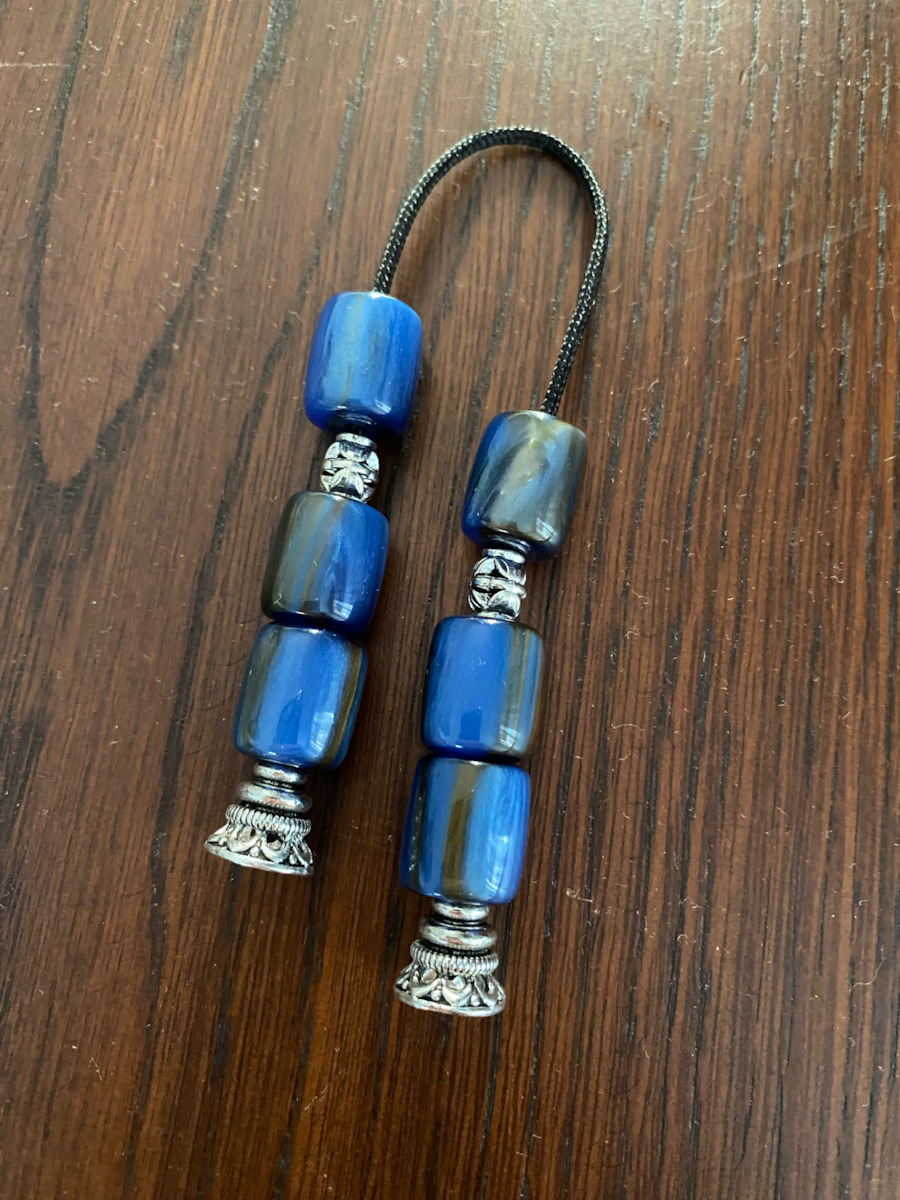 Athinodorou Handmade Μπεγλέρι από Ρητίνη Μπλε